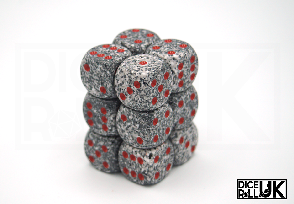 Chessex Speckled | 12x16mm D6 | Granite Chessex Speckled | 12x16mm D6 | Granite from DiceRoll UK