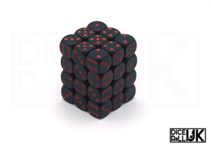 Chessex Opaque | 36X12MM D6 | Black & Red Chessex Opaque | 36X12MM D6 | Black & Red from DiceRoll UK