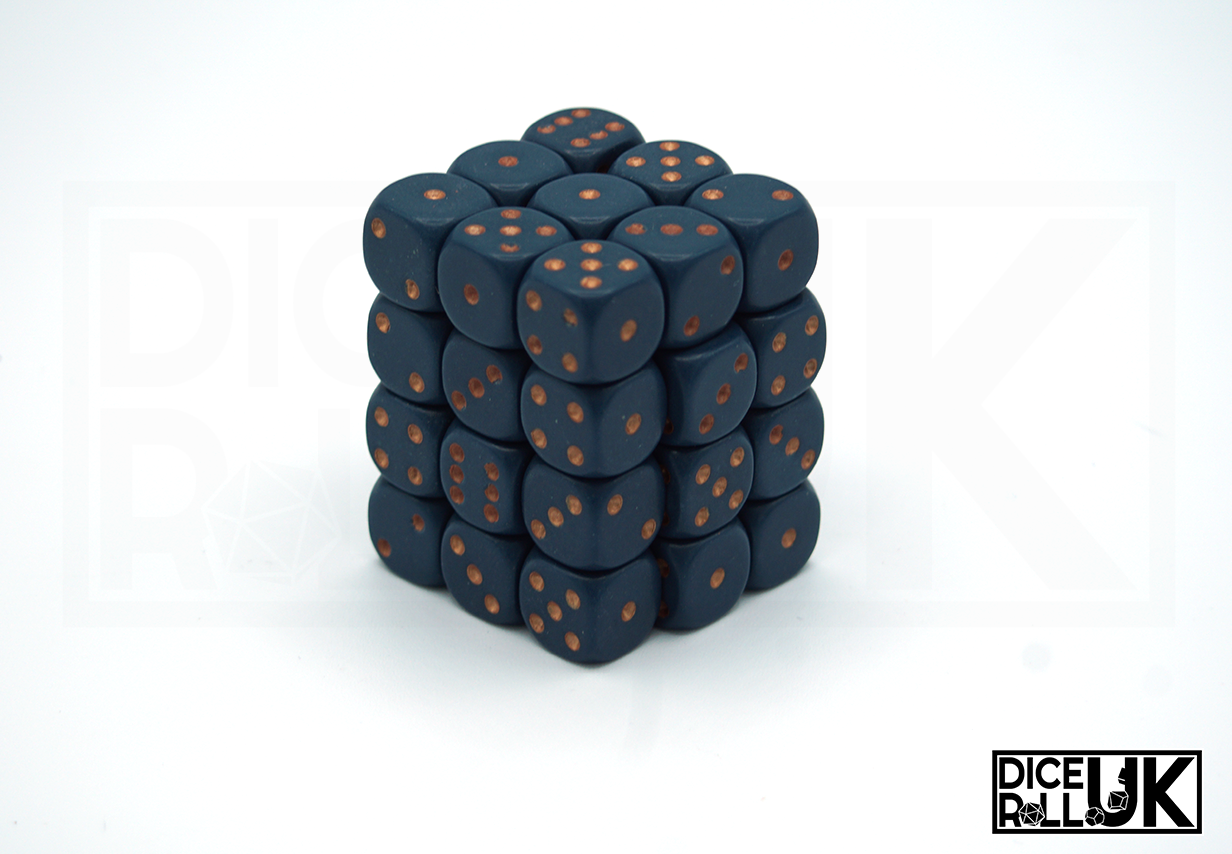 Chessex Opaque | 36x12mm D6 | Dusty Blue Chessex Opaque | 36x12mm D6 | Dusty Blue from DiceRoll UK