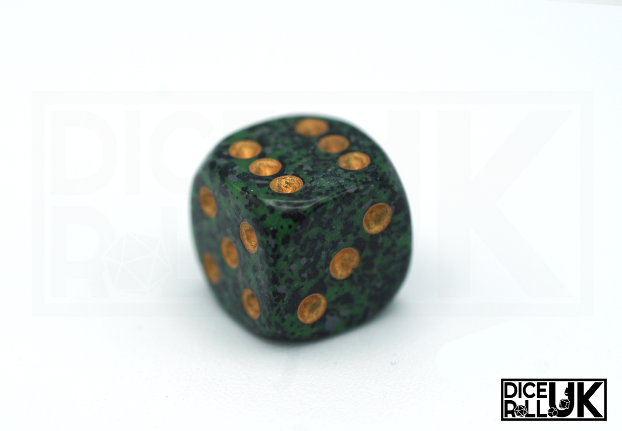 Chessex Speckled | 36x12mm D6 | Golden Recon Chessex Speckled | 36x12mm D6 | Golden Recon from DiceRoll UK