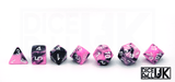 Chessex Gemini | Black & Pink Chessex Gemini | Black & Pink from DiceRoll UK