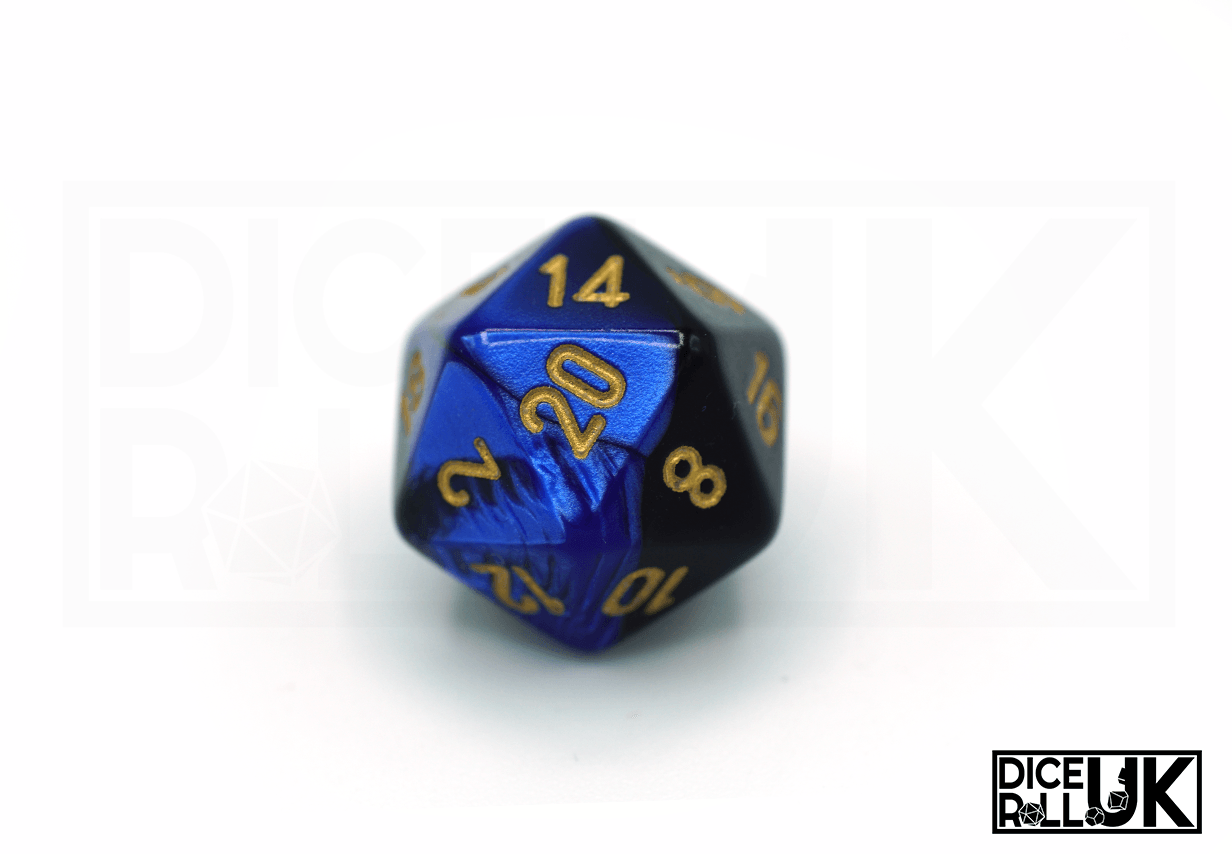Chessex Gemini | Black & Blue Chessex Gemini | Black & Blue from DiceRoll UK