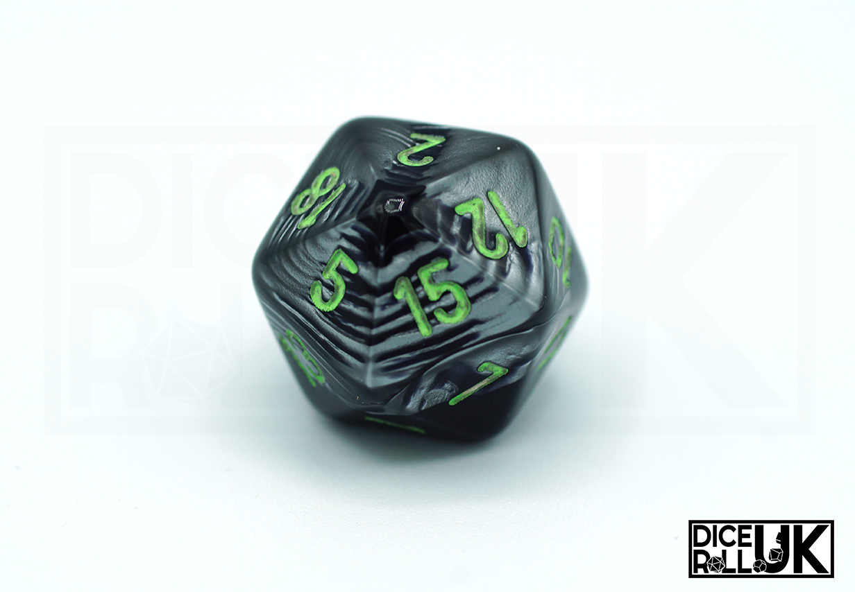 Chessex Gemini | Black & Grey Chessex Gemini | Black & Grey from DiceRoll UK