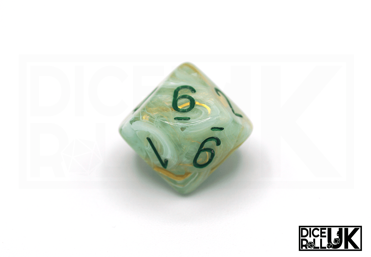 Chessex Marble | 10d10 | Green Chessex Marble | 10d10 | Green from DiceRoll UK