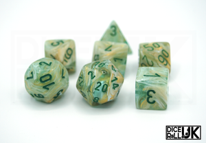 Chessex Marble | Green Chessex Marble | Green from DiceRoll UK