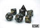 Chessex Leaf | Black Gold & Silver Chessex Leaf | Black Gold & Silver from DiceRoll UK