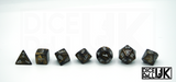 Chessex Leaf | Black Gold & Silver Chessex Leaf | Black Gold & Silver from DiceRoll UK