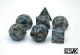 Chessex Lustrous | Black & Gold Chessex Lustrous | Black & Gold from DiceRoll UK