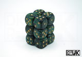 Chessex Scarab | 12x16mm D6 | Jade Green Chessex Scarab | 12x16mm D6 | Jade Green from DiceRoll UK