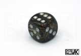 Chessex Leaf | 12x16mm D6 | Black Gold Chessex Leaf | 12x16mm D6 | Black Gold from DiceRoll UK