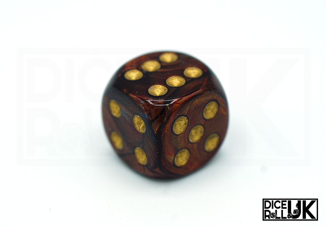 Chessex Scarab | 12x16mm D6 | Blue Blood Chessex Scarab | 12x16mm D6 | Blue Blood from DiceRoll UK