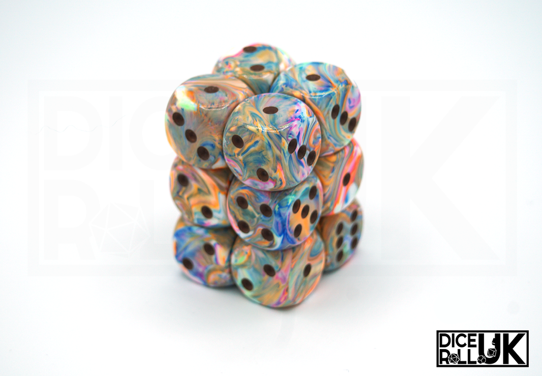 Chessex Festive | 12x16mm D6 | Vibrant Chessex Festive | 12x16mm D6 | Vibrant from DiceRoll UK