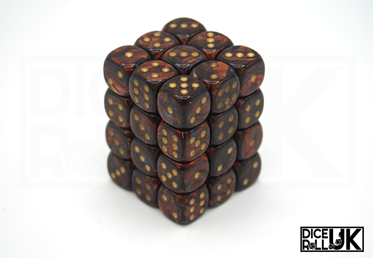 Chessex Scarab | 36x12mm D6 | Blue Blood Chessex Scarab | 36x12mm D6 | Blue Blood from DiceRoll UK