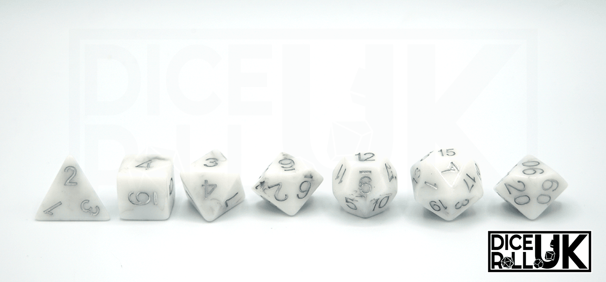 Quartz - White Quartz - White from DiceRoll UK