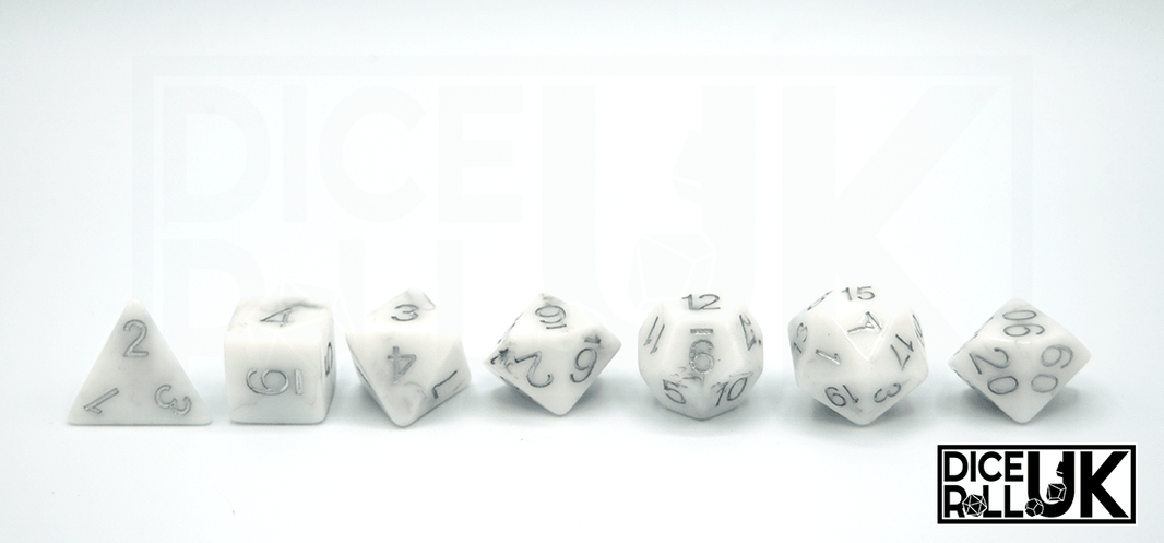 Quartz - White Quartz - White from DiceRoll UK
