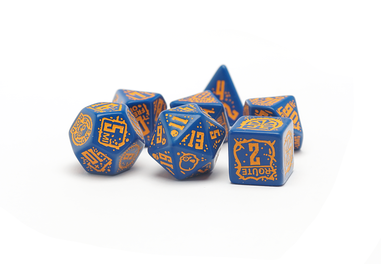 Final Race Blue and Orange Dice: Road Fever Full Set