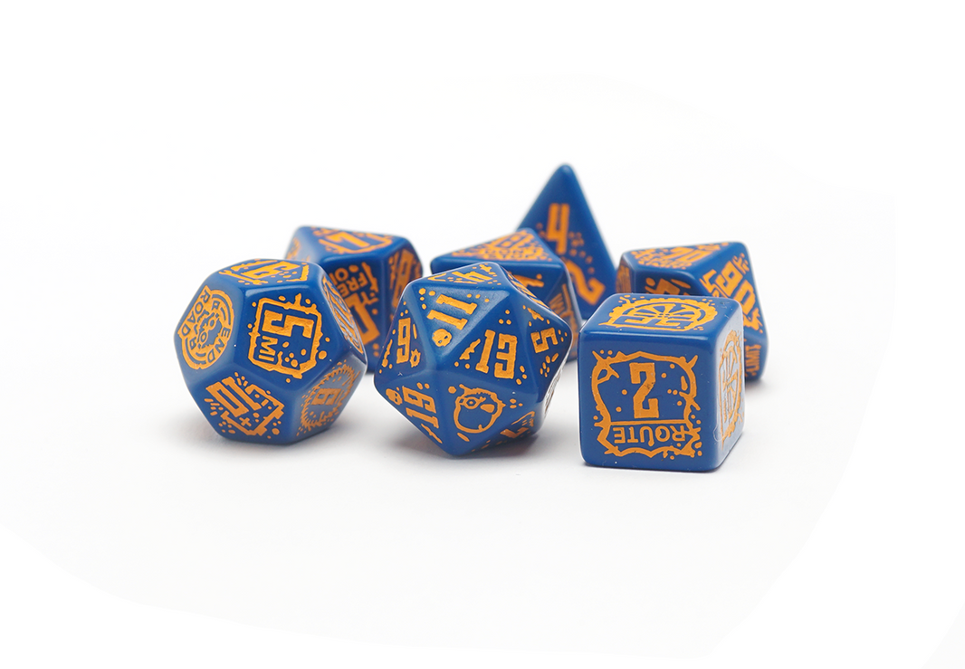 Final Race Blue and Orange Dice: Road Fever Full Set