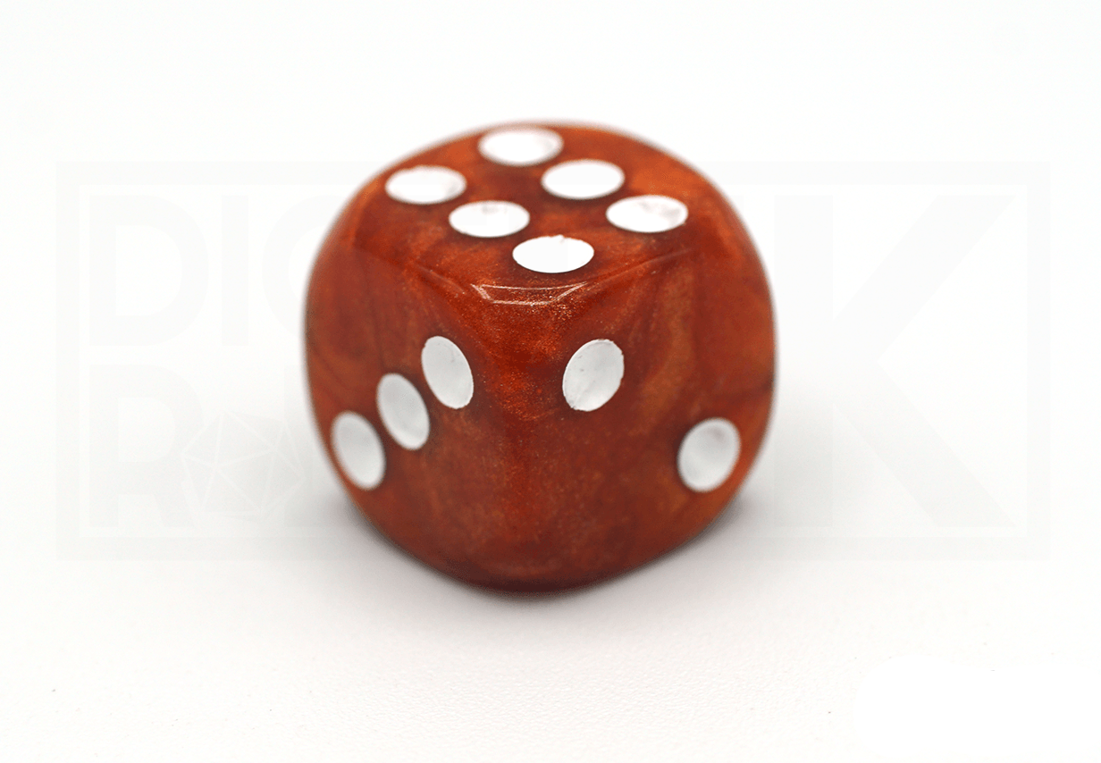 12x16MM Dice Block | Pearl Amber 12x16MM Dice Block | Pearl Amber from DiceRoll UK