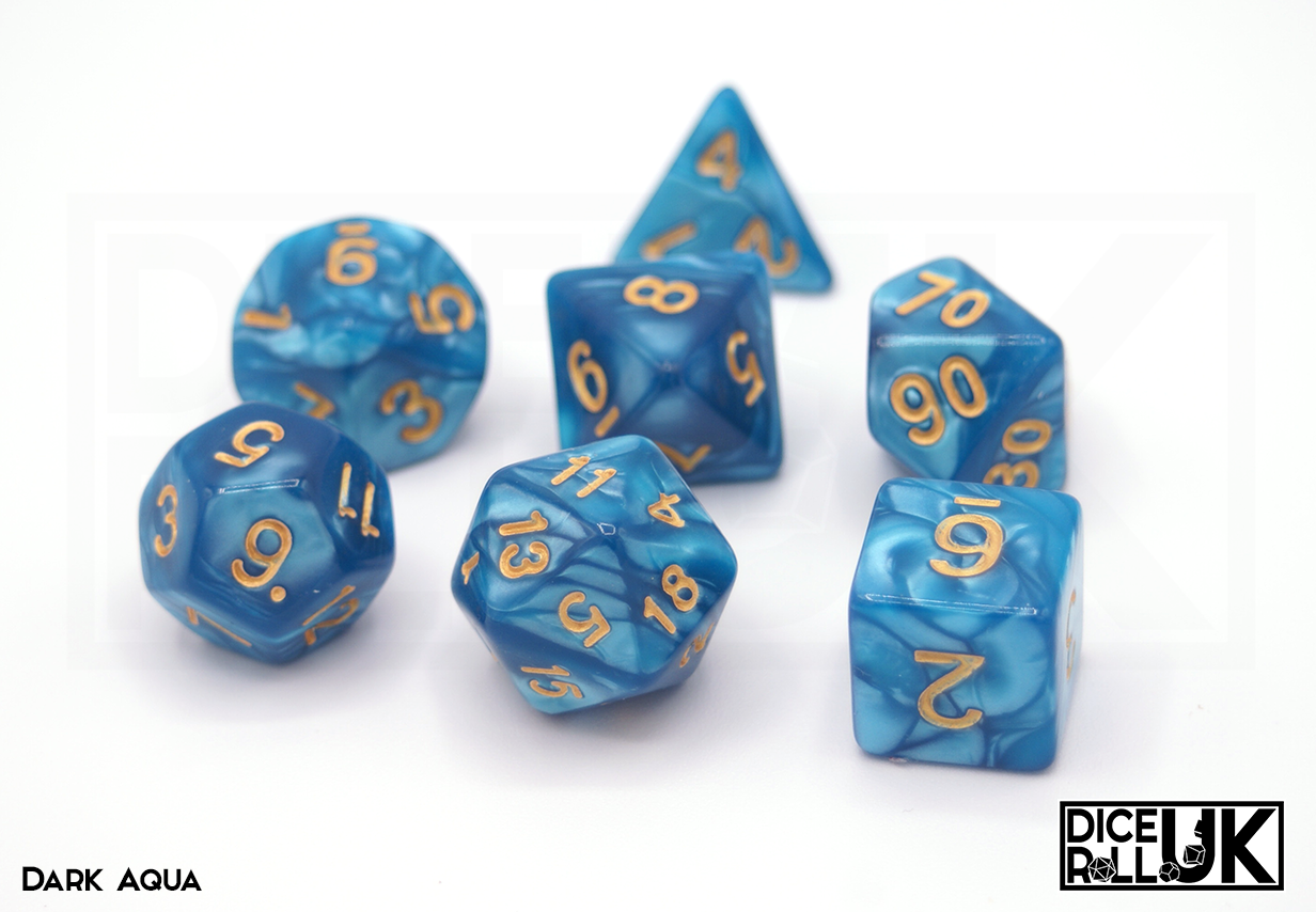 Pearlescent - Dark Aqua Pearlescent - Dark Aqua from DiceRoll UK