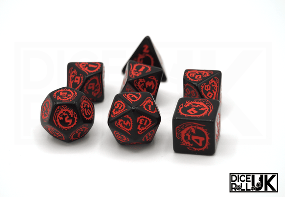 Dragon Dice - Black & Red - Full Set