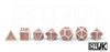 Beige & Red Dwarven Dice - Lineup