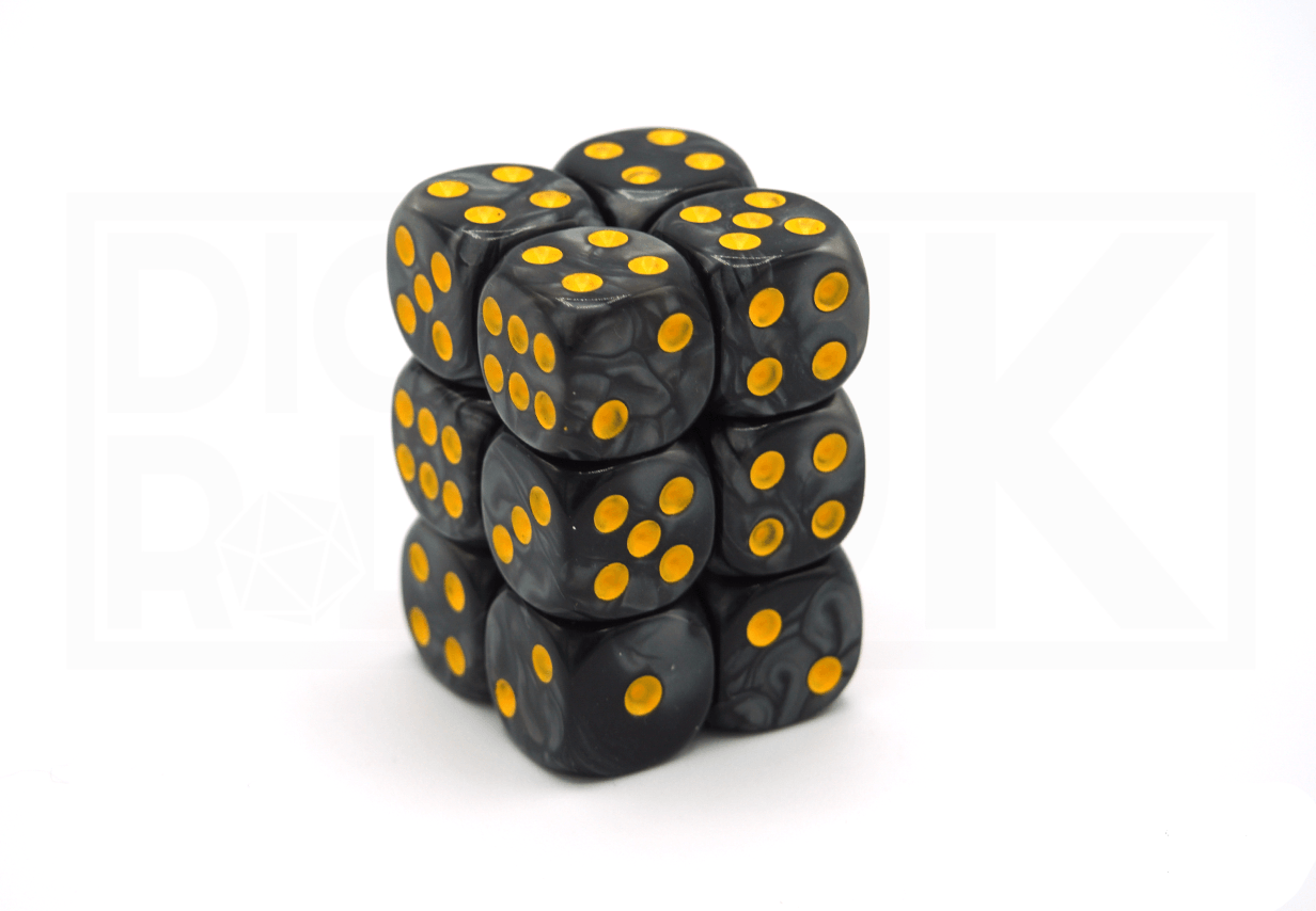 12x16MM Dice Block | Pearl Black 12x16MM Dice Block | Pearl Black from DiceRoll UK