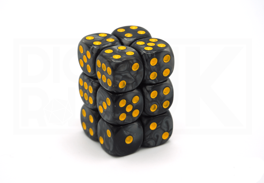 12x16MM Dice Block | Pearl Black 12x16MM Dice Block | Pearl Black from DiceRoll UK