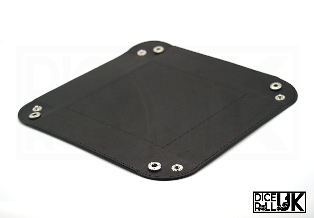 Square Clip-Up Dice Tray - Black Square Clip-Up Dice Tray - Black from DiceRoll UK