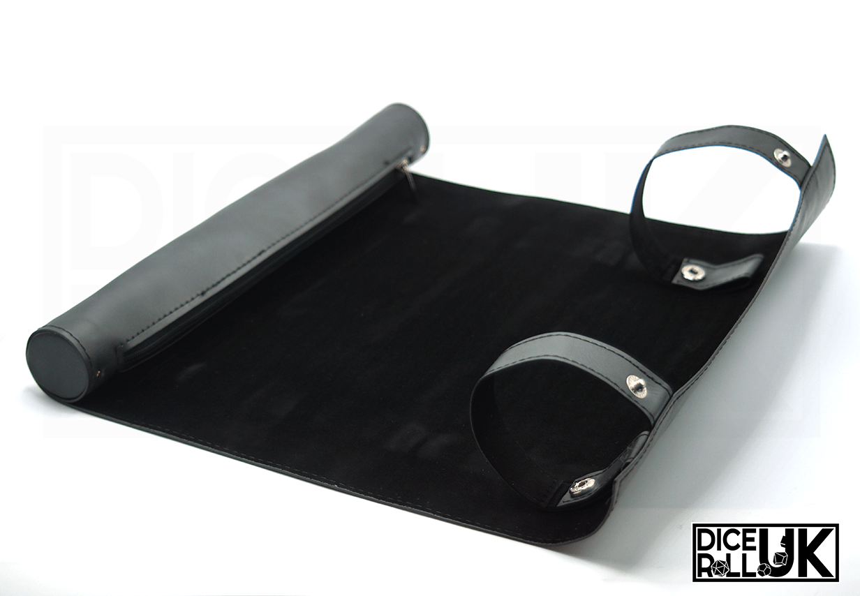 Roll-Up Dice Mat - Black Roll-Up Dice Mat - Black from DiceRoll UK