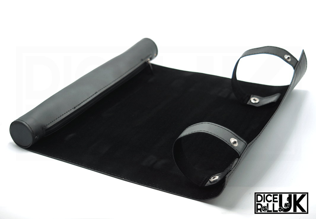 Roll-Up Dice Mat - Black Roll-Up Dice Mat - Black from DiceRoll UK