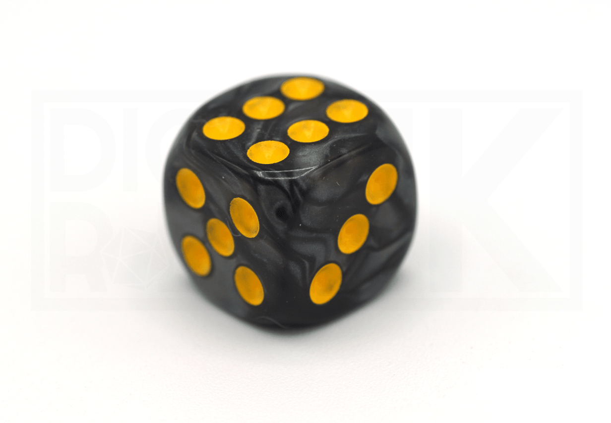 12x16MM Dice Block | Pearl Black 12x16MM Dice Block | Pearl Black from DiceRoll UK