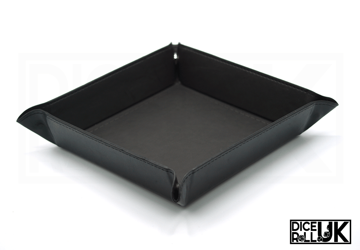 Square Clip-Up Dice Tray - Black Square Clip-Up Dice Tray - Black from DiceRoll UK