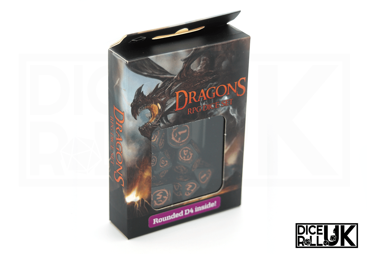 Modern Dragons - Black & Copper Modern Dragons - Black & Copper from DiceRoll UK