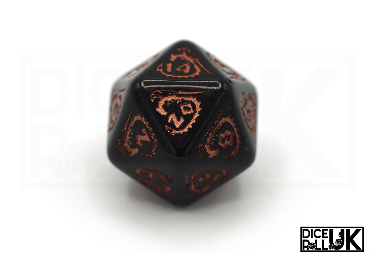 Modern Dragons - Black & Copper Modern Dragons - Black & Copper from DiceRoll UK
