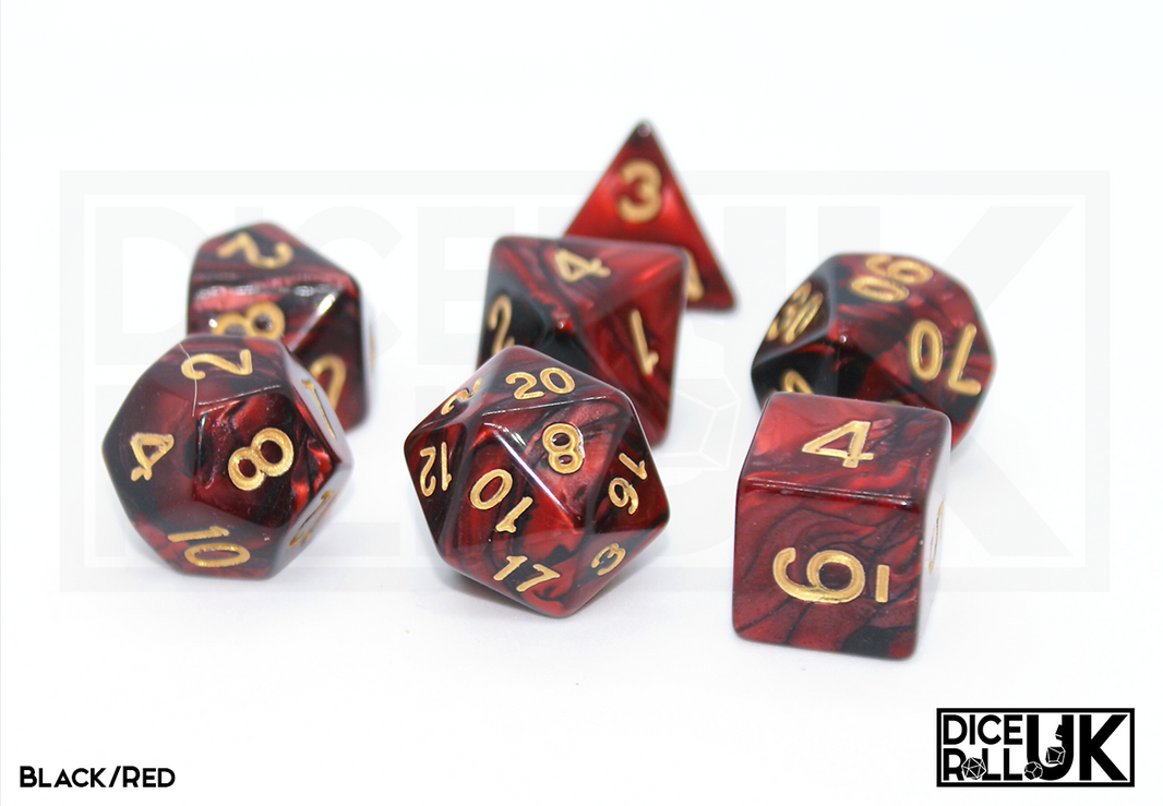 Elemental - Black & Red Elemental - Black & Red from DiceRoll UK