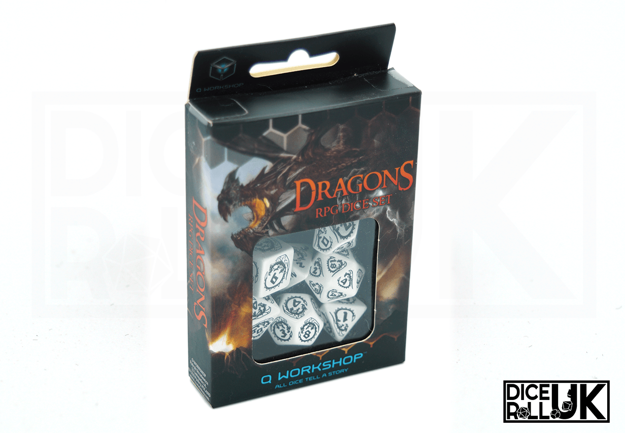 Dragons Dice - Black & White - Box Front