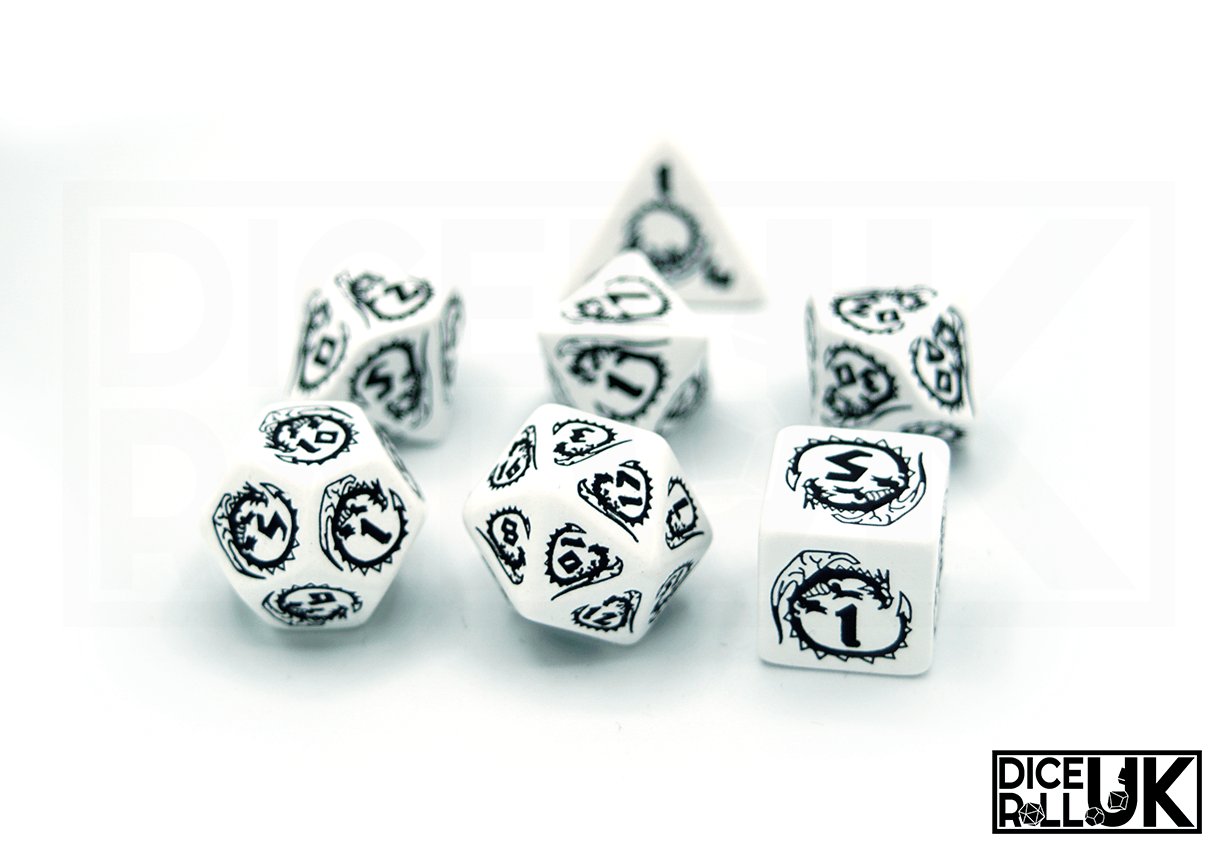 Dragons Dice - Black & White - Full Set