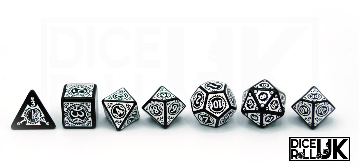 Steampunk Clockwork - Black & White Steampunk Clockwork - Black & White from DiceRoll UK
