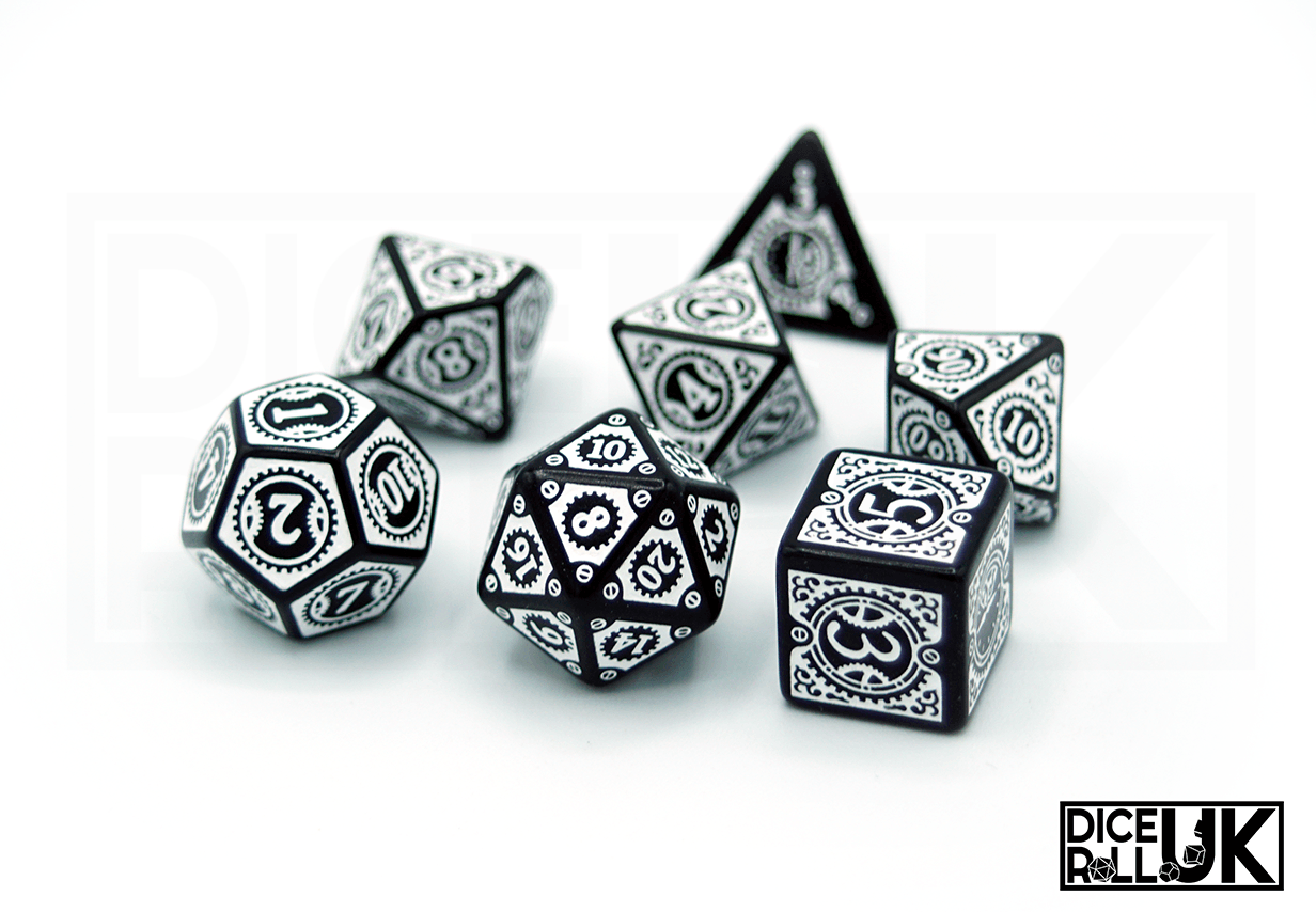 Steampunk Clockwork - Black & White Steampunk Clockwork - Black & White from DiceRoll UK