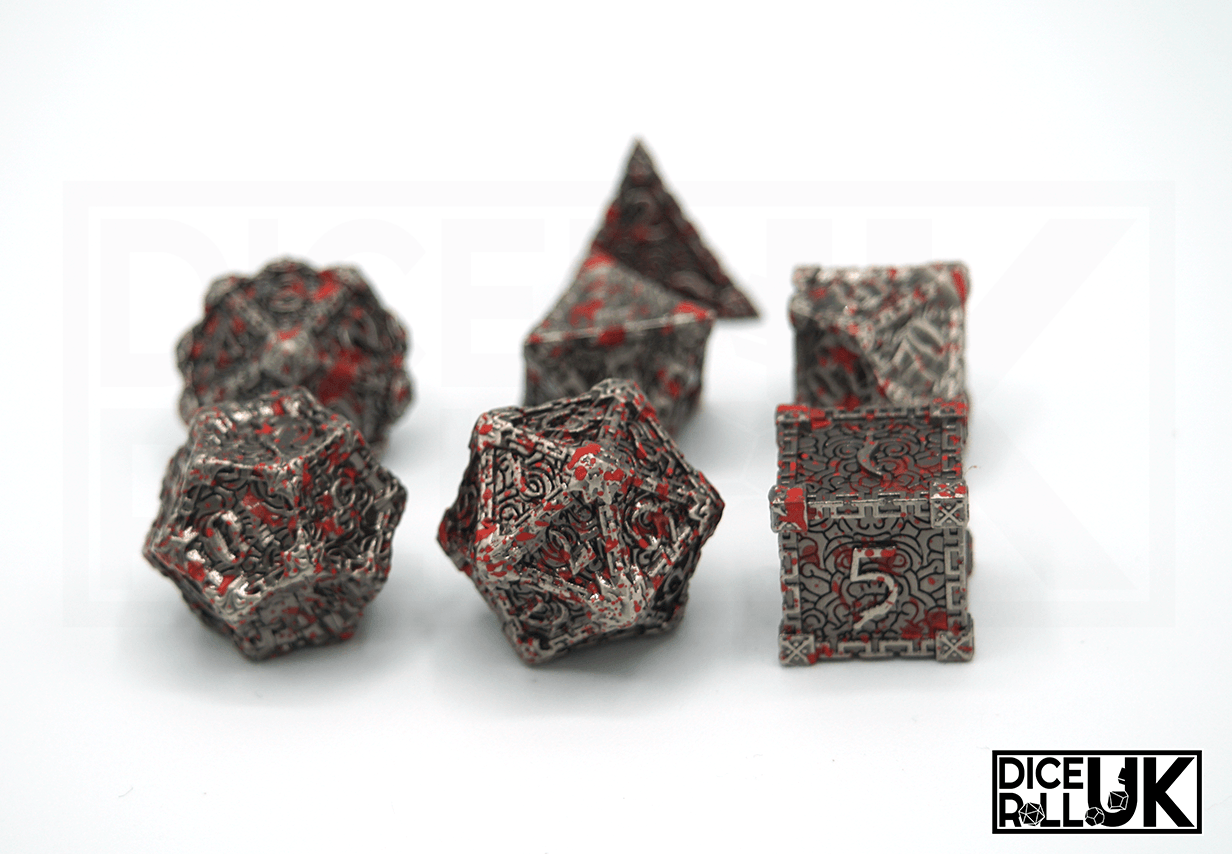 Metal Dagger - Bloody Silver Metal Dagger - Bloody Silver from DiceRoll UK