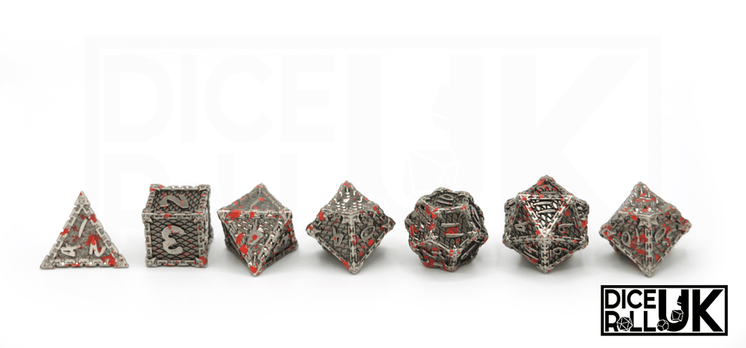 Dragon Scale - Bloody Silver Dragon Scale - Bloody Silver from DiceRoll UK