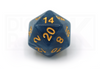 Blue Jade Dice Set D20 Dice Cloesup