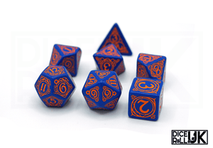 Wizard Dice - Blue & Orange Wizard Dice - Blue & Orange from DiceRoll UK