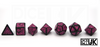 Call of Cthulhu Dice - Black & Magenta - Lineup