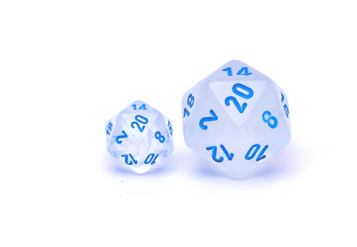 Chessex Mini Borealis | Icicle