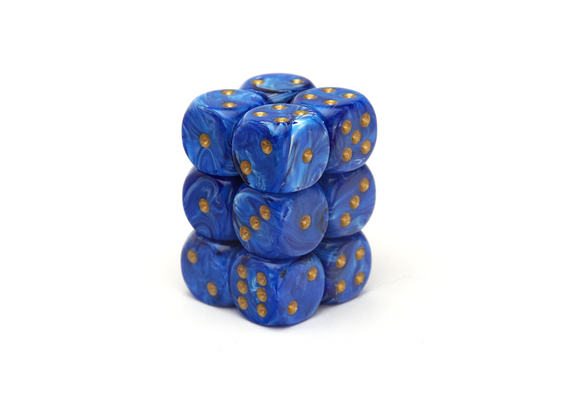 Chessex Vortex | 12x16mm D6 | Blue