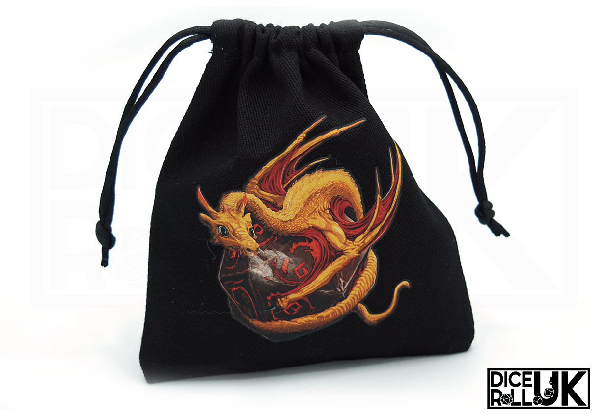 Adorable Dragon Dice Bag - Filled With Dice