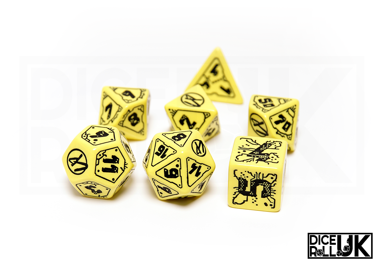 Cyberpunk RPG Dice Set - Danger Zone - Full Set