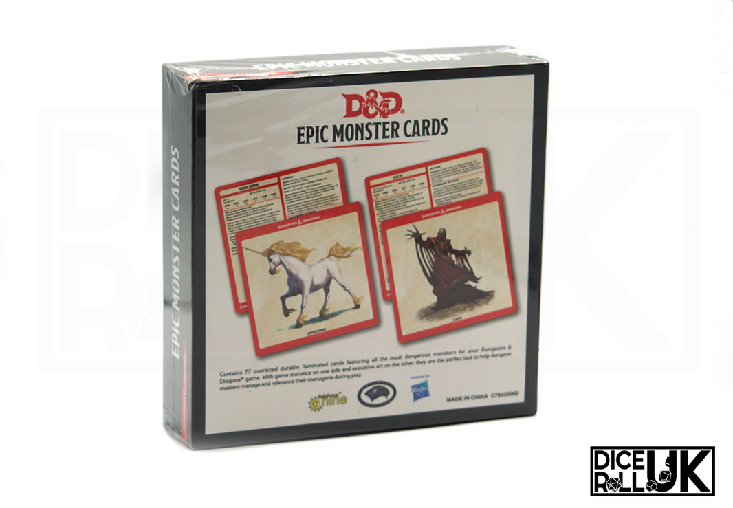 D&D Epic Monster Cards