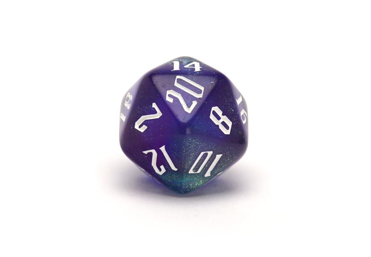 Dark Magic Dice - Cosmic Purple